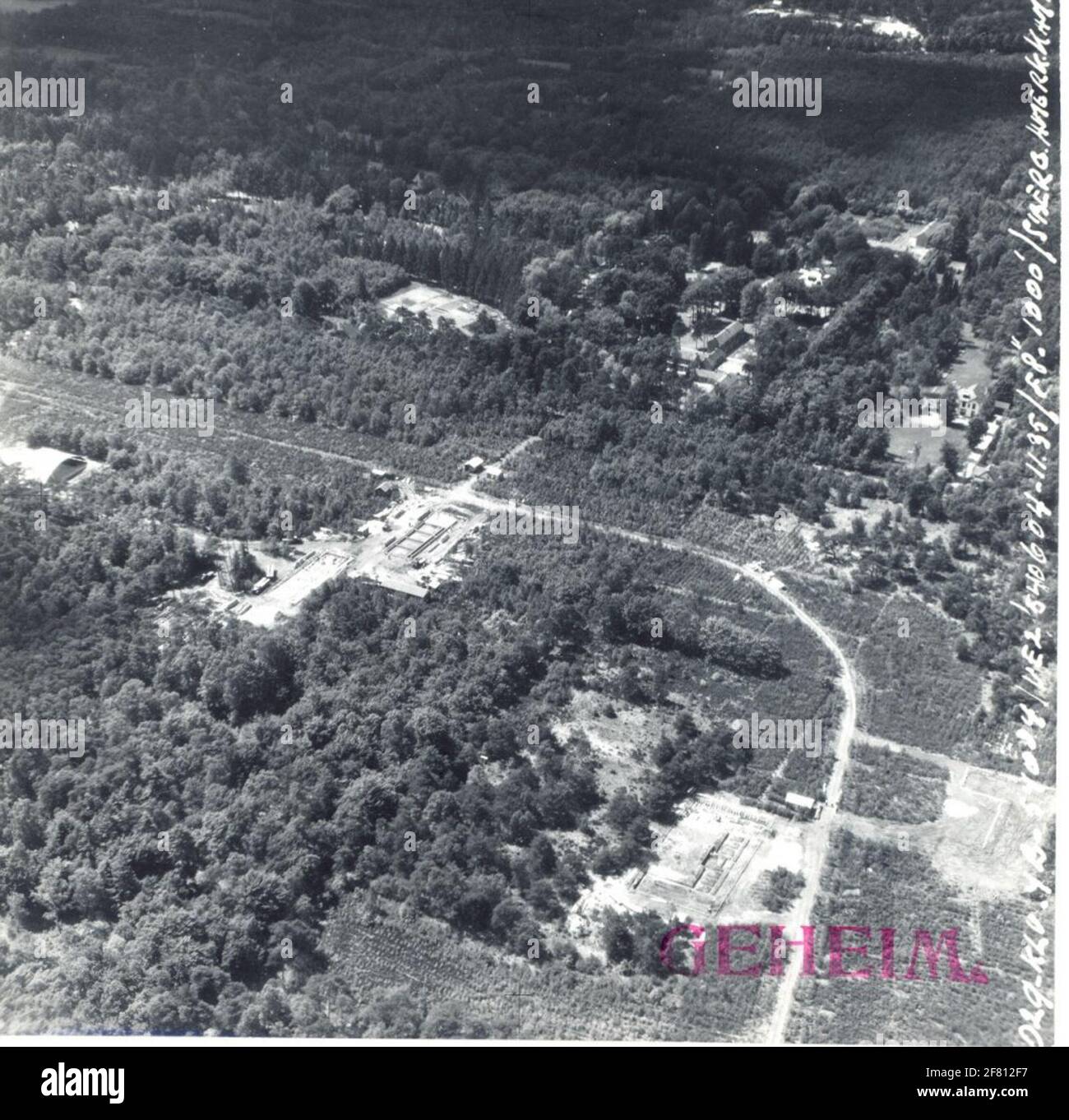 Kerk Huis Ter Heide Aerial view of Huis ter Heide with Park Rodichem, about the current