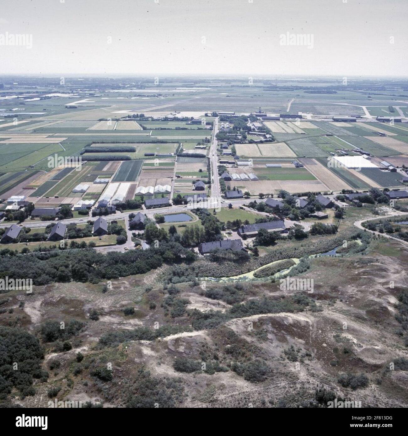 Aerial recording of the Marine Game camp Valkenburg Stock Photo Alamy