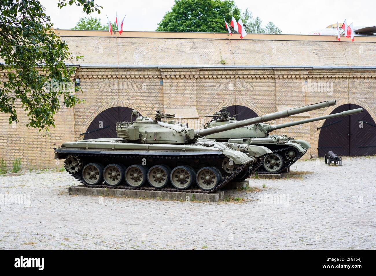 Poznan, wielkopolskie, Poland; 06.07.2019: WW2 tanks display in Cytadela park, Poznan, Europe Stock Photo