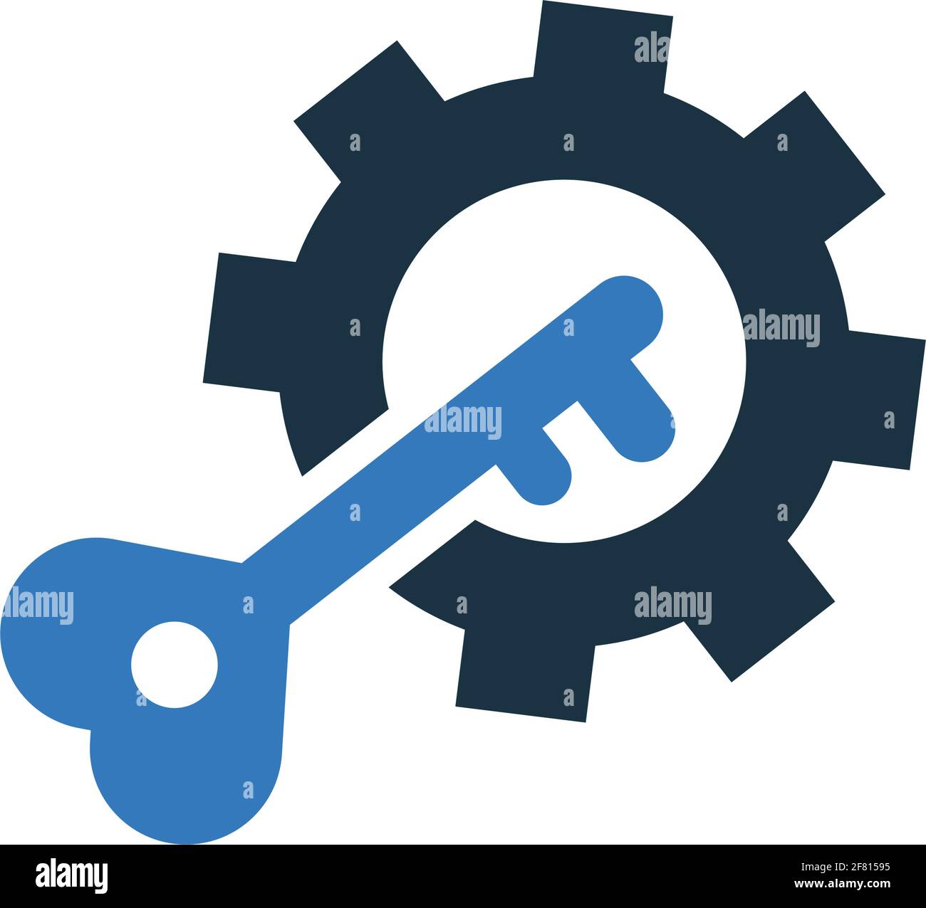 Security key, settings, protection icon - Well organized and fully ...