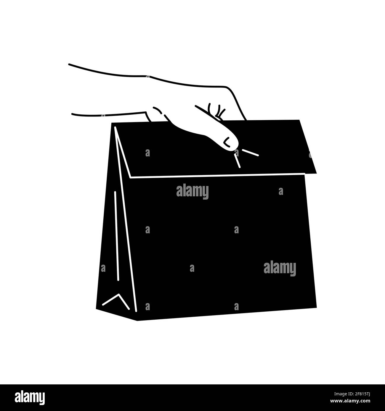 Shopping bag icon, shopping, packages, vector illustration isolated on