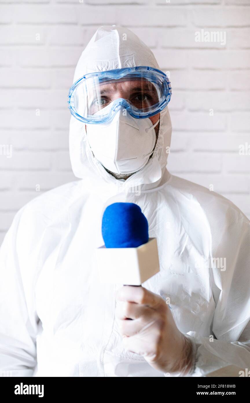 Close up checking microphone working hi-res stock photography and ...