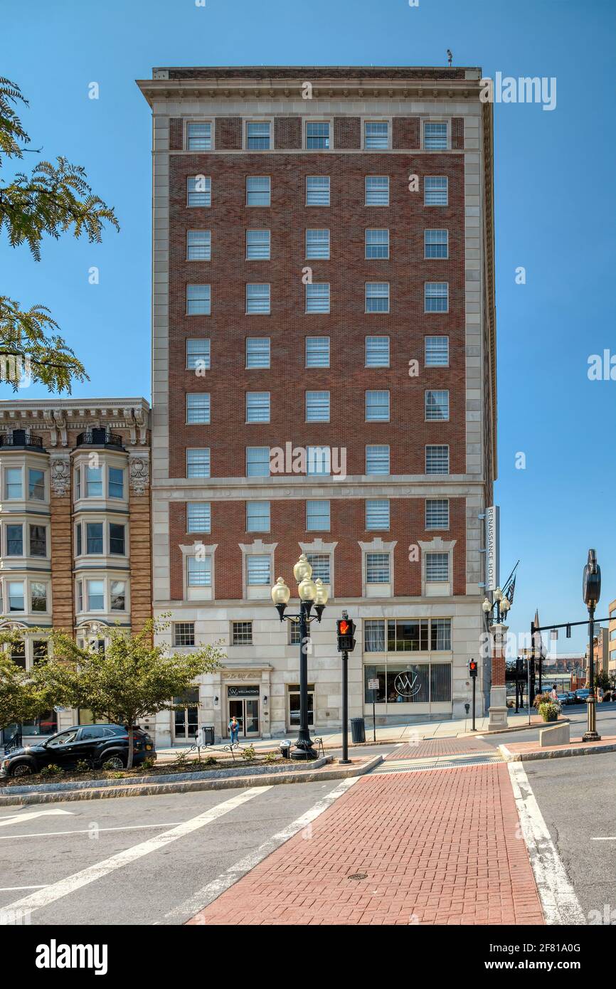 Renaissance Albany Hotel, formerly De Witt Clinton Hotel, at 142 State