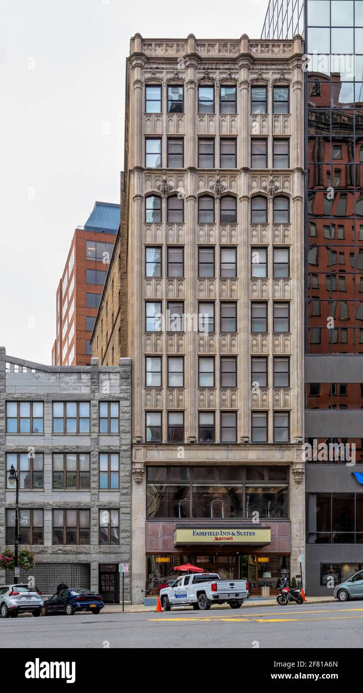 Fairfield Inn & Suites Albany Downtown, former Bond Building, Kinney