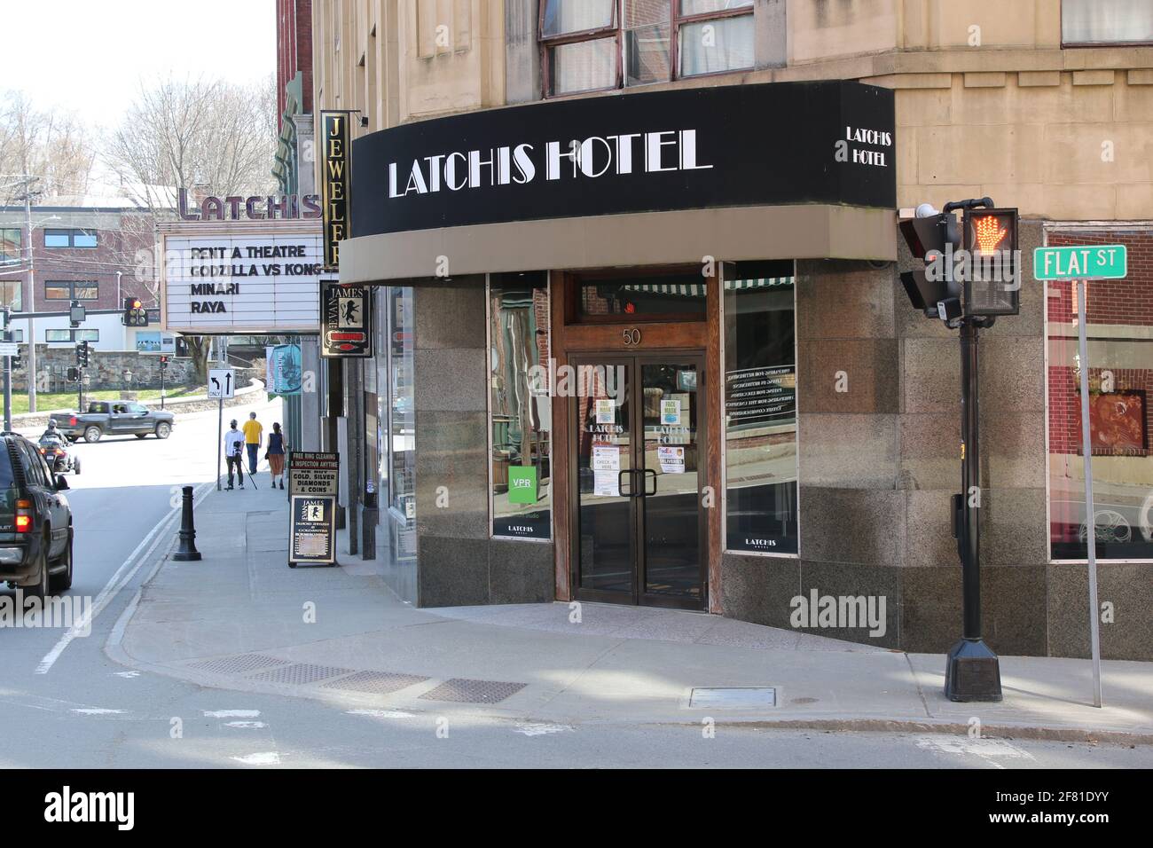 The historic Latchis Hotel in Brattleboro, Vermont Stock Photo Alamy