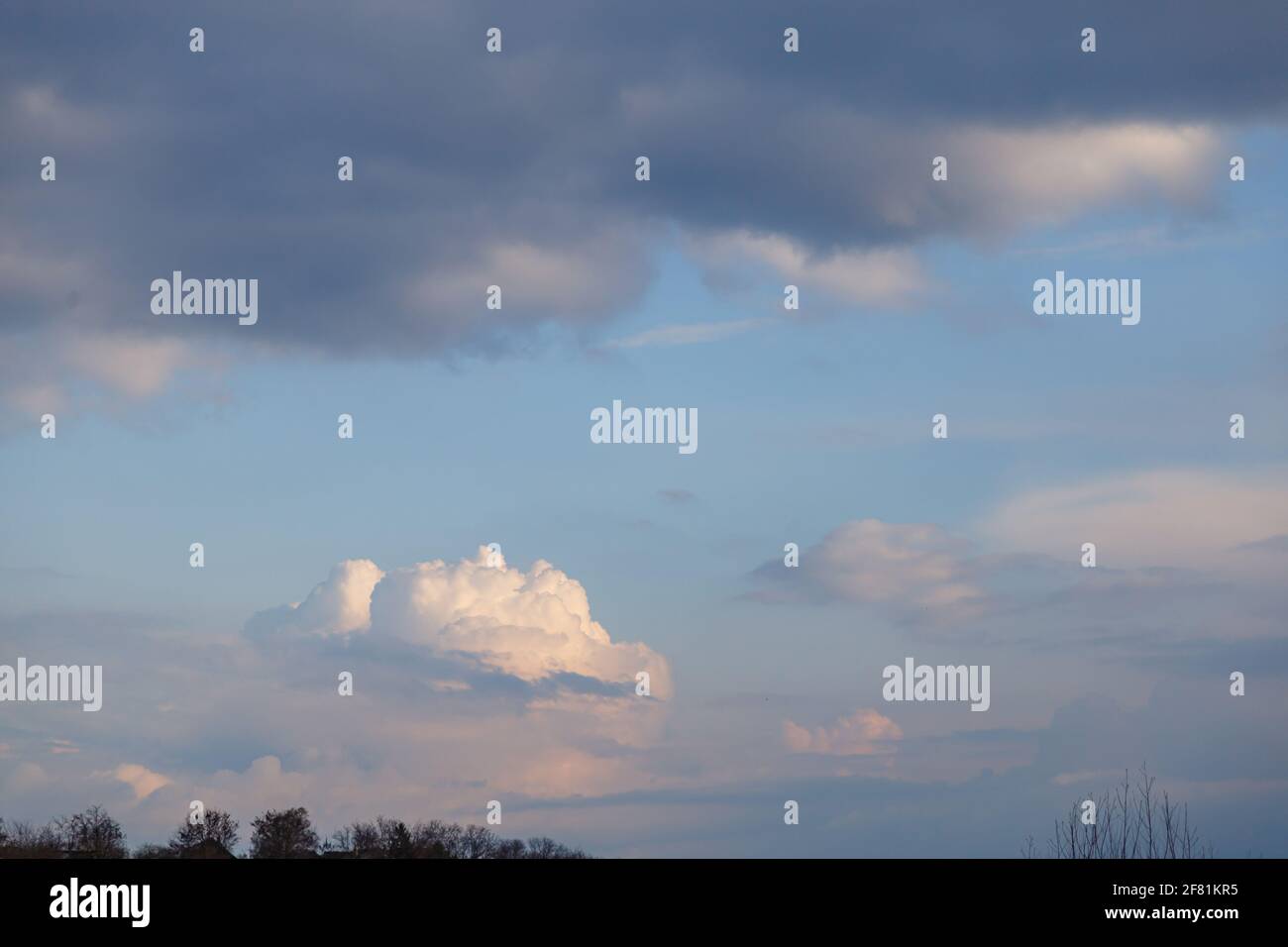 The clouds in the early morning sky Stock Photo - Alamy