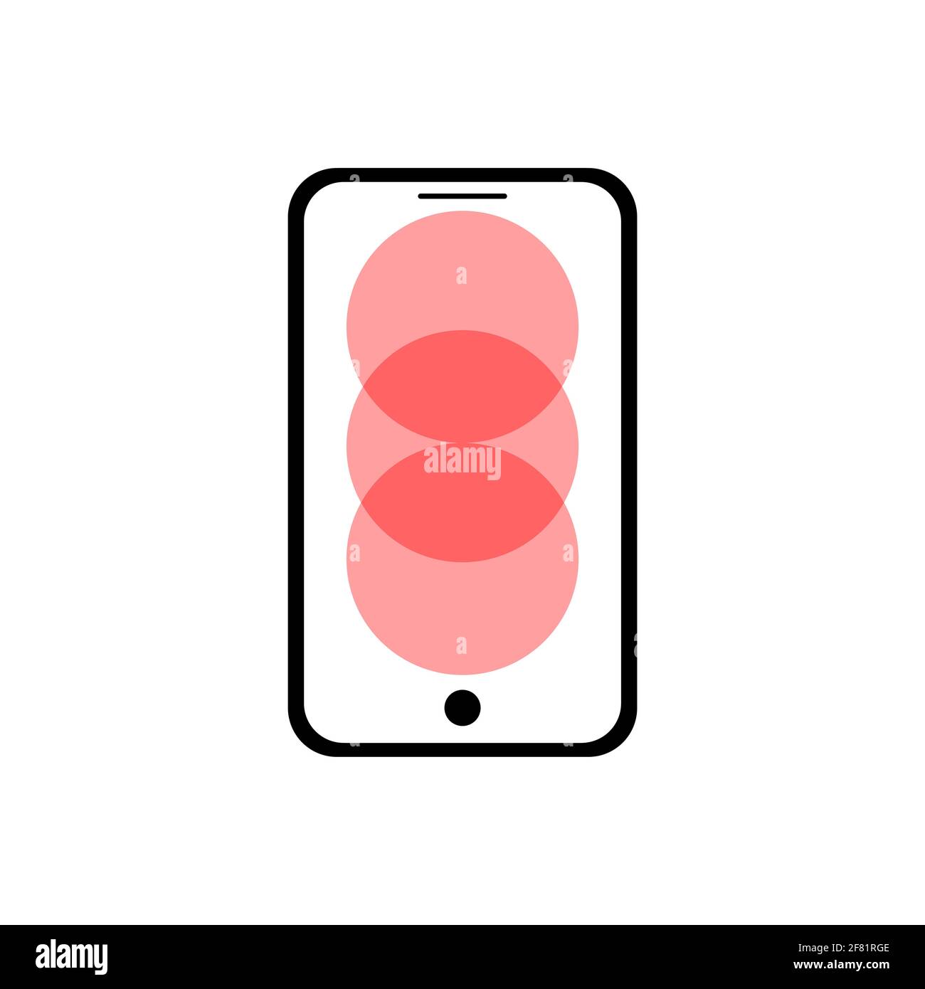 Mobile smart phone  mobile template digital device communication gadget vector illustration vector design. Stock Vector