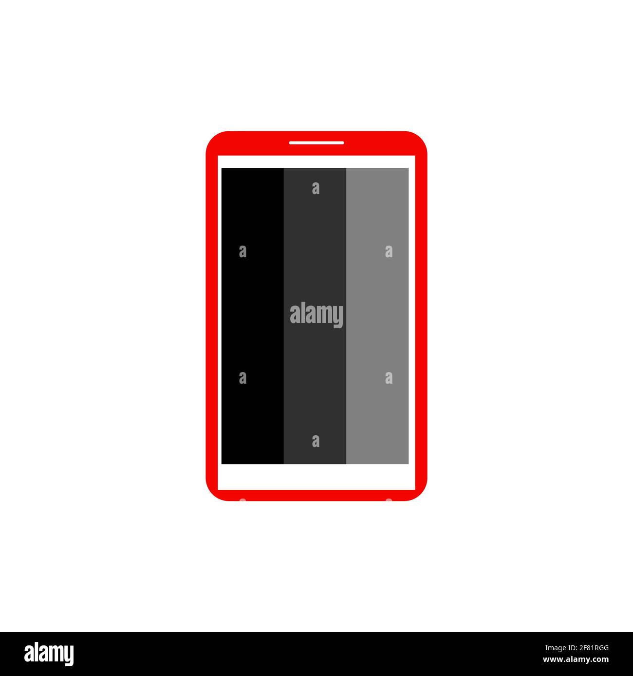 Mobile smart phone  mobile template digital device communication gadget vector illustration vector design. Stock Vector