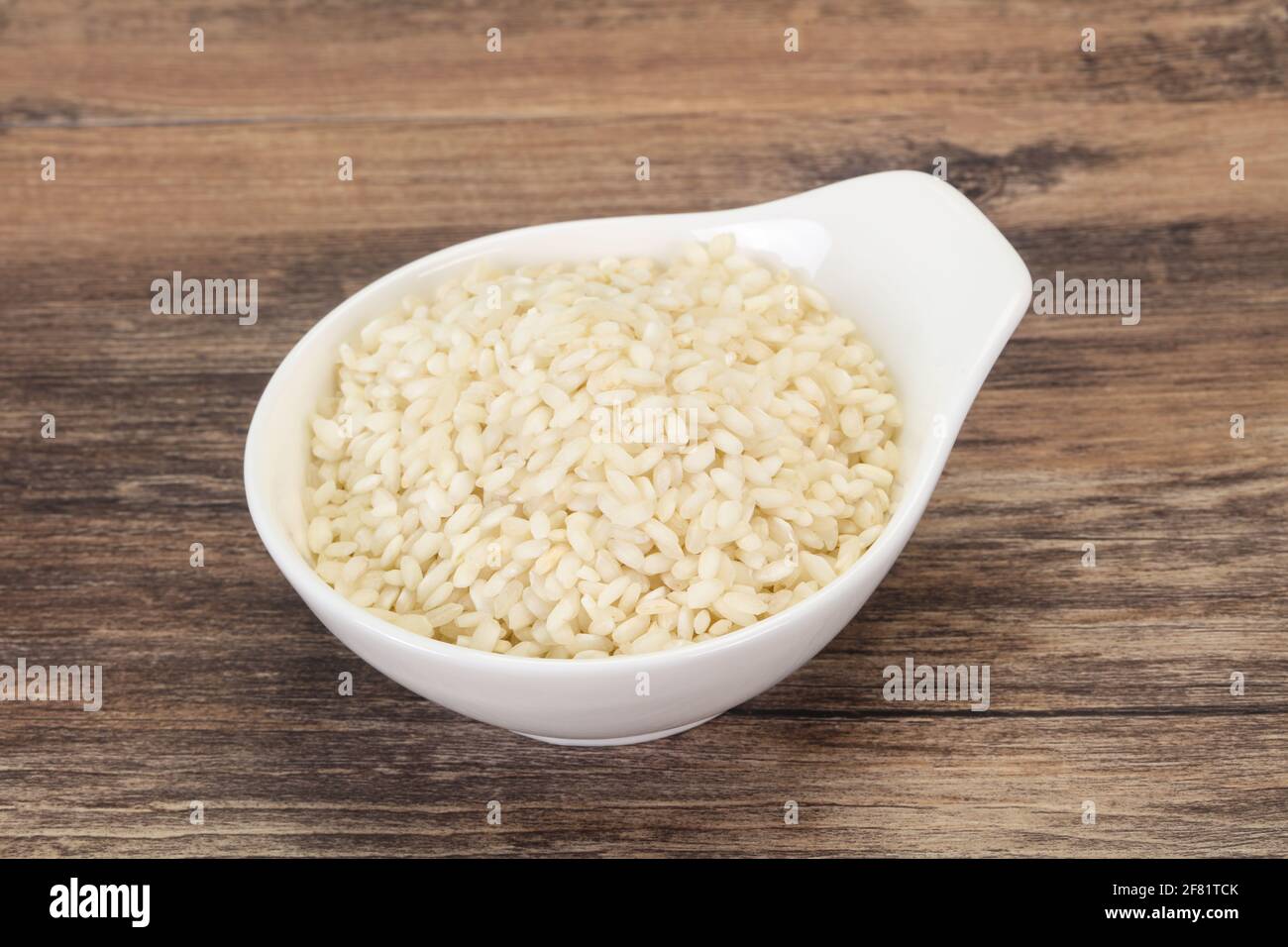 Raw Arborio rice for Italian risotto Stock Photo Alamy