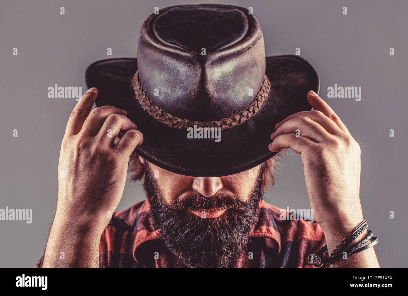 Old Man Wearing Cowboy Hat High Resolution Stock Photography and Images ...