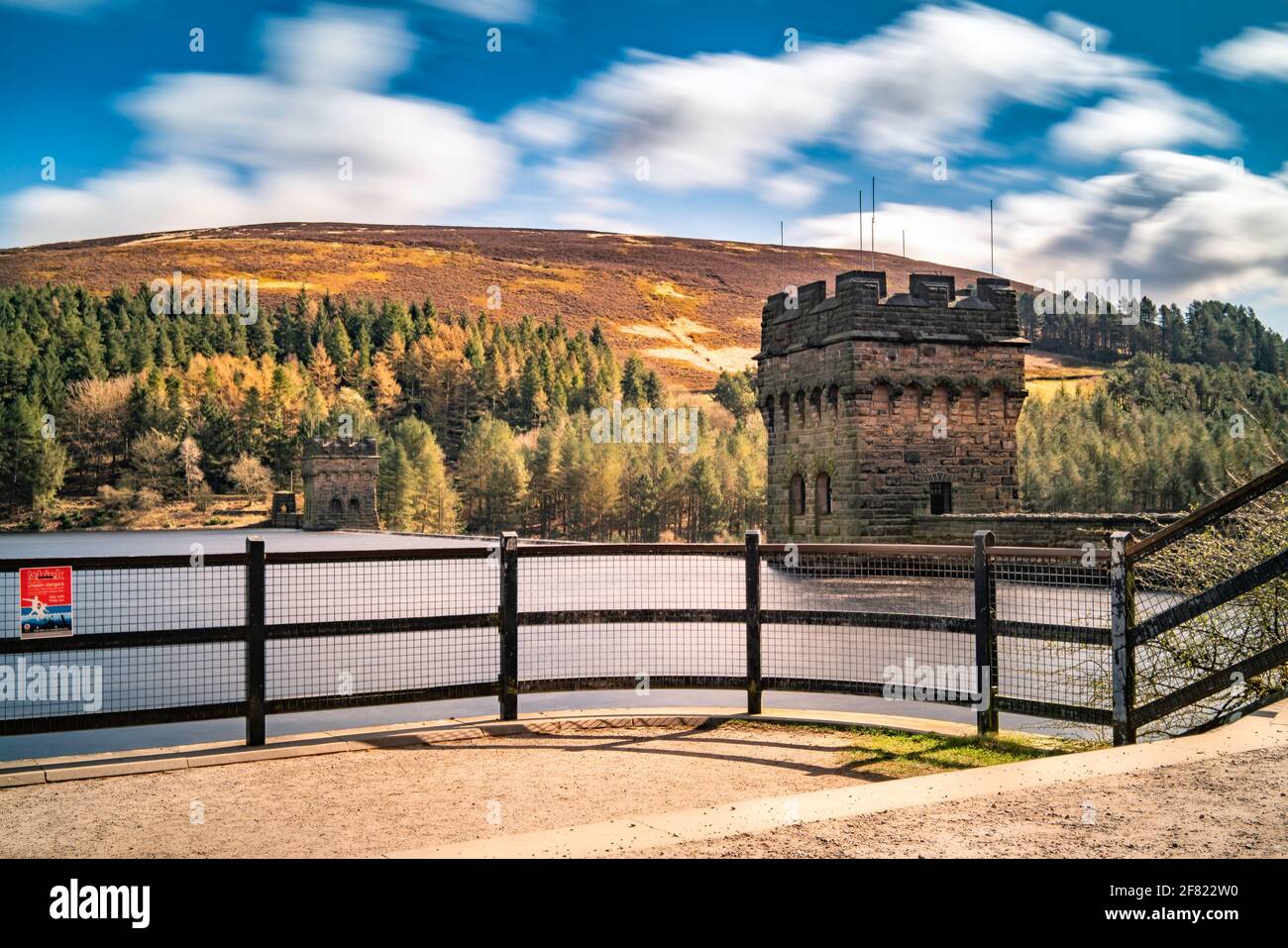 The Derwent Dam Stock Photo