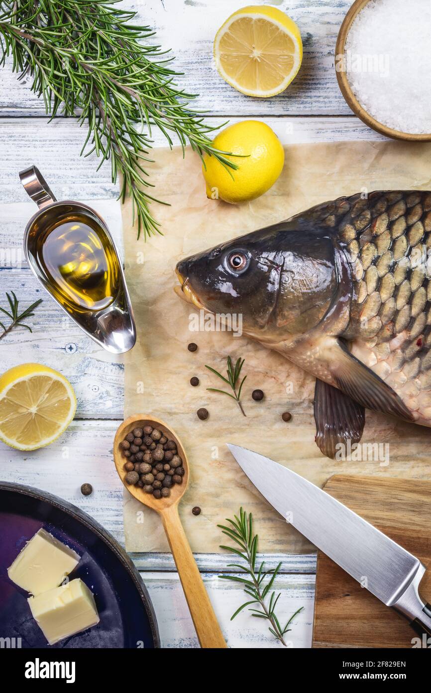Sheet pan dinner fish hi-res stock photography and images - Alamy