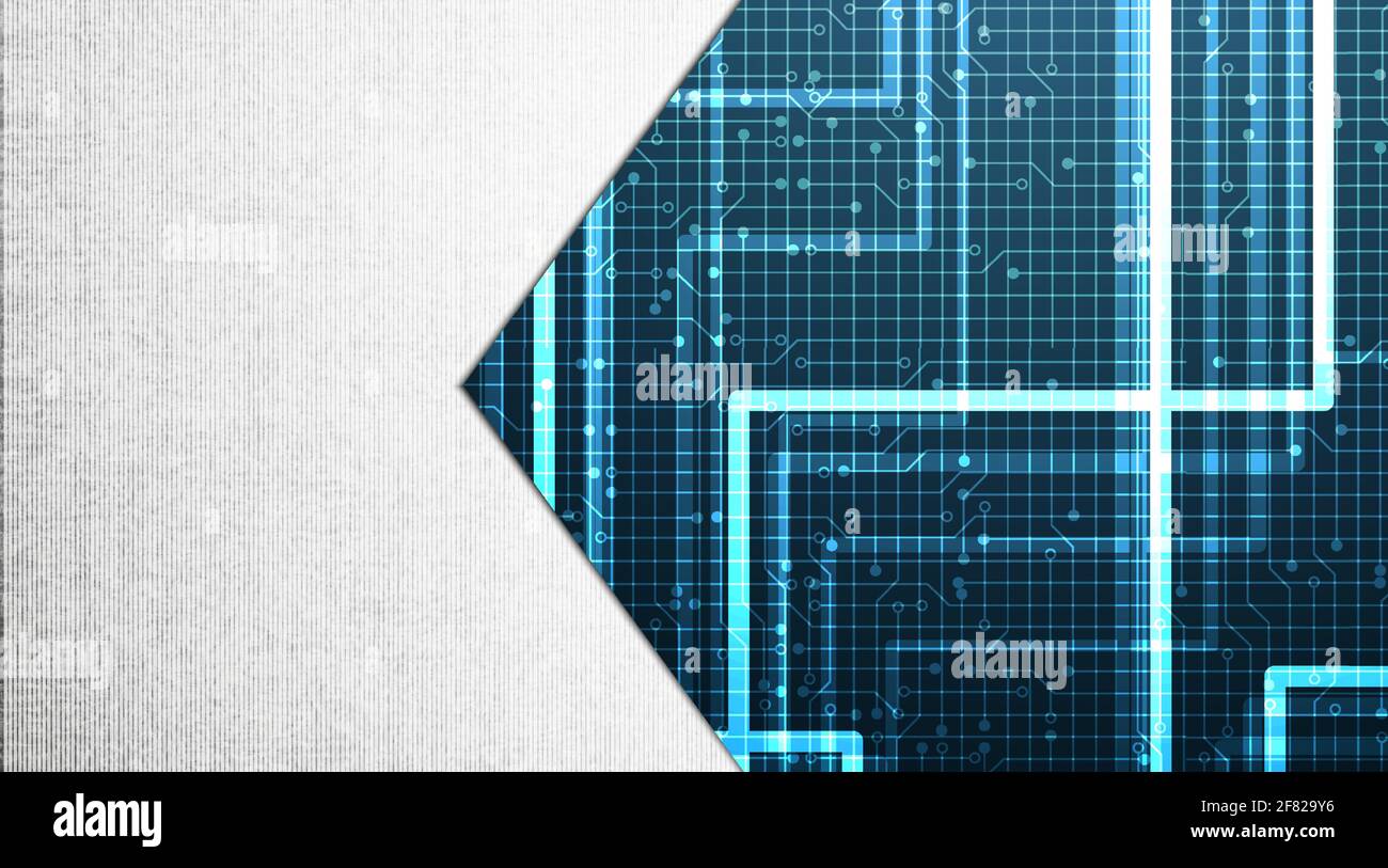 Technology Circuit Microchip on White Background,Hi-tech Digital and ...