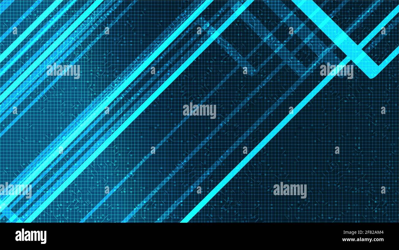 Light Microchip on Technology Background,neon Digital and security ...