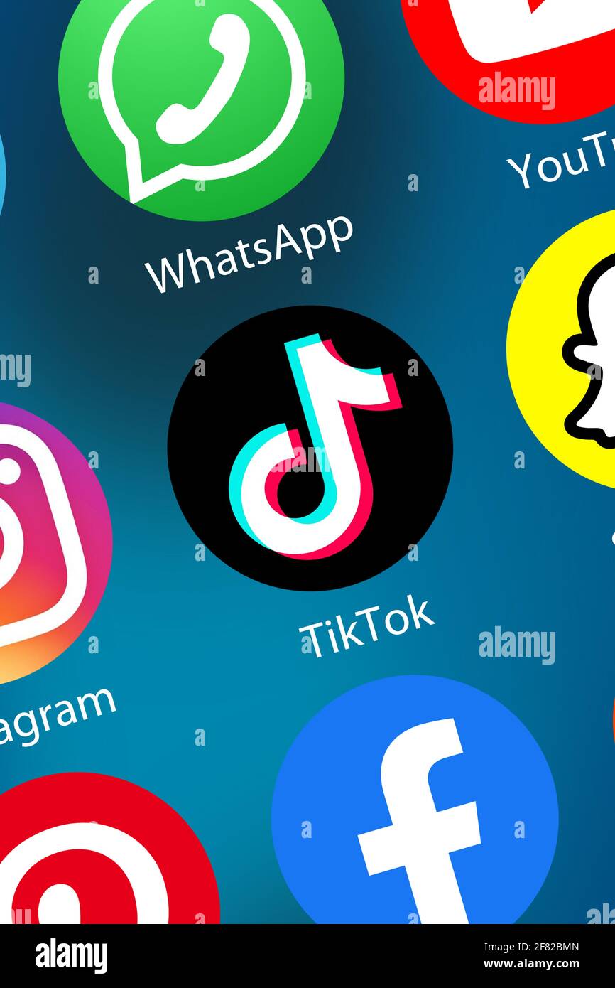 Tiktok social media hi-res stock photography and images - Alamy