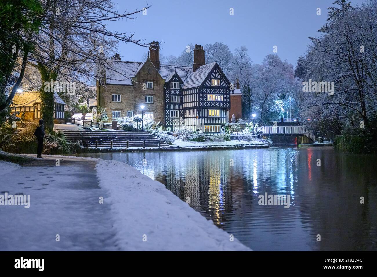 Packet House Bridgewater Canal and Worsley Green, Manchester Stock