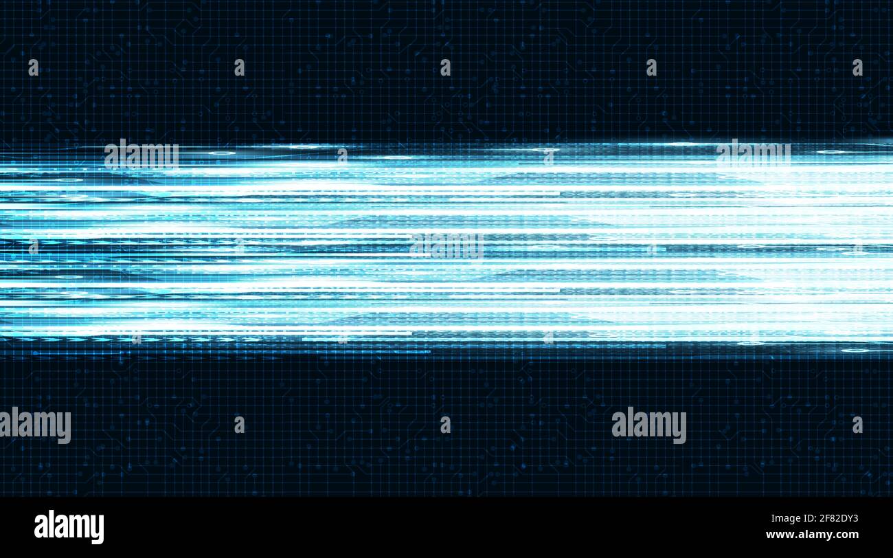 Technology Speed Light on Circuit Microchip Background,Hi-tech Digital ...