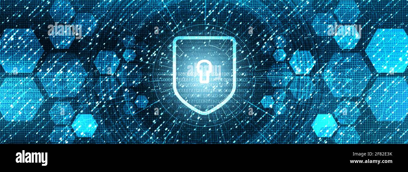 Vector Network Technology Shield Security,protection and Safe Concept ...