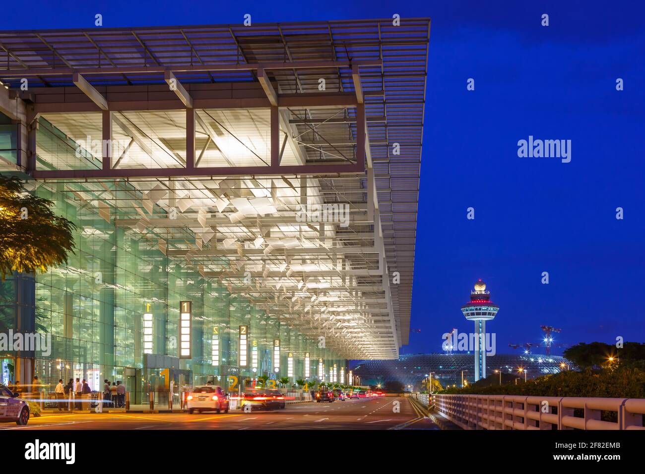 Changi, Singapore – January 19, 2018: Terminal 3 of Changi airport (SIN) in Singapore. Stock Photo