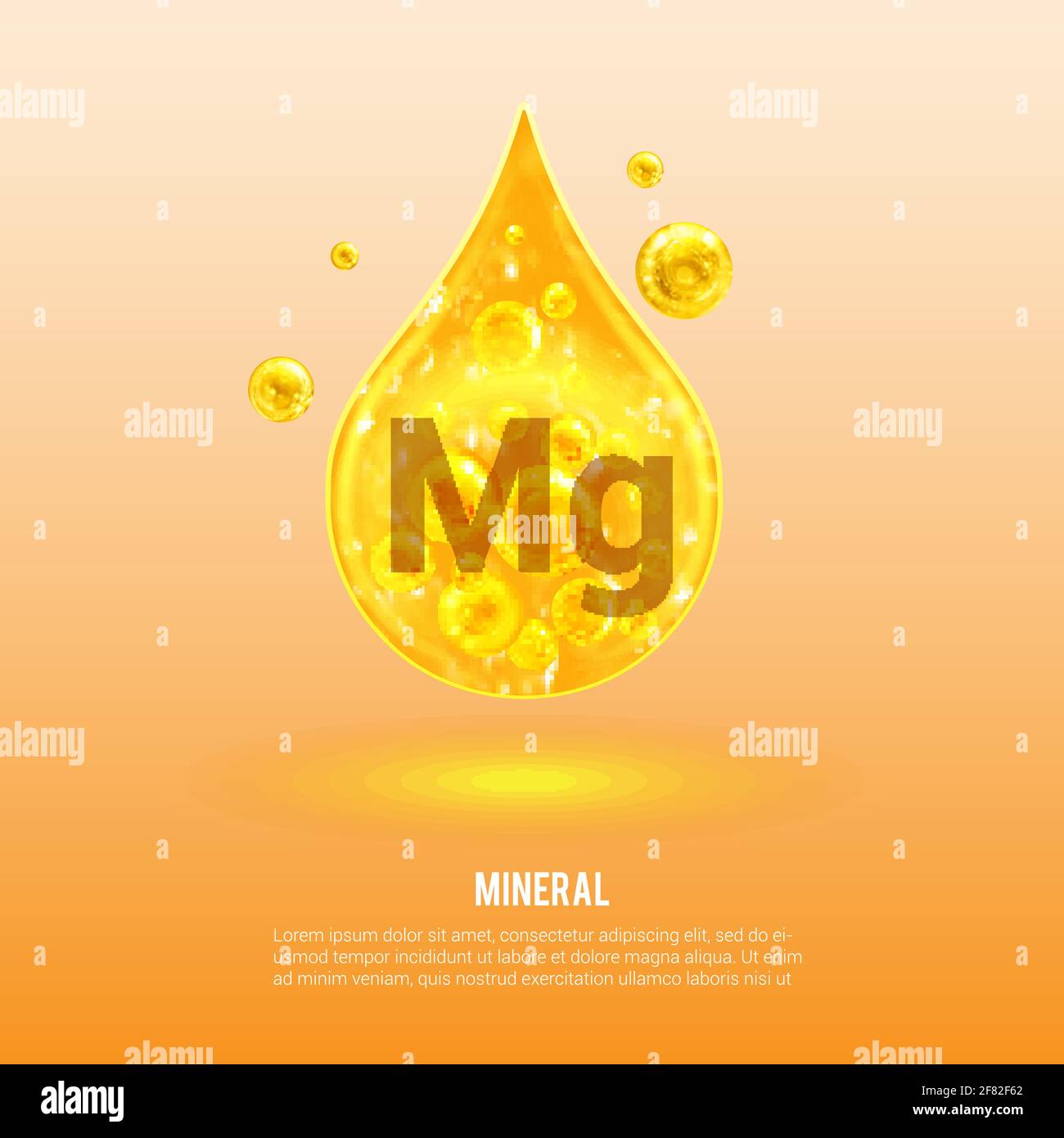 Mineral Mg. Magnesium. Mineral Vitamin complex. Golden drop and golden