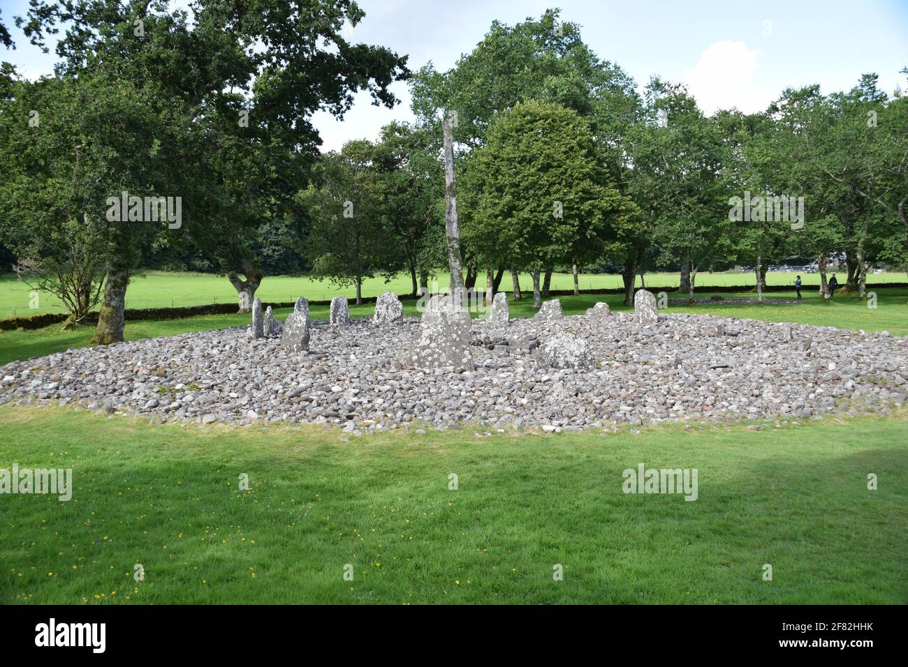 Temple Wood Stone Circle, Kilmartin, Scotland Stock Photo