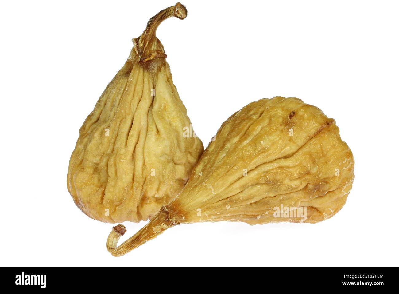 dried wild figs isolated on white background Stock Photo