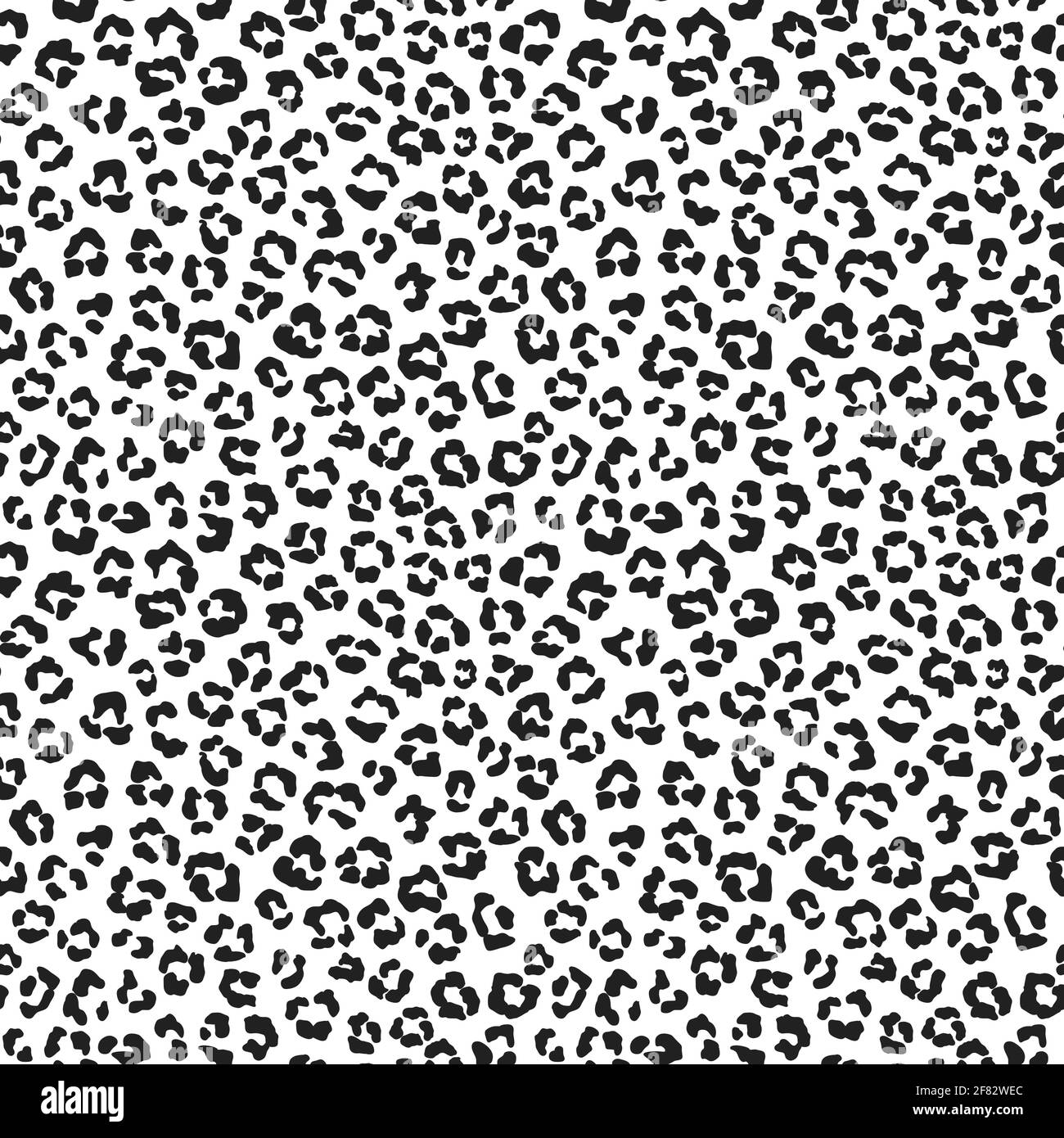 Snow leopard seamless pattern. Wild animal print. Vector african