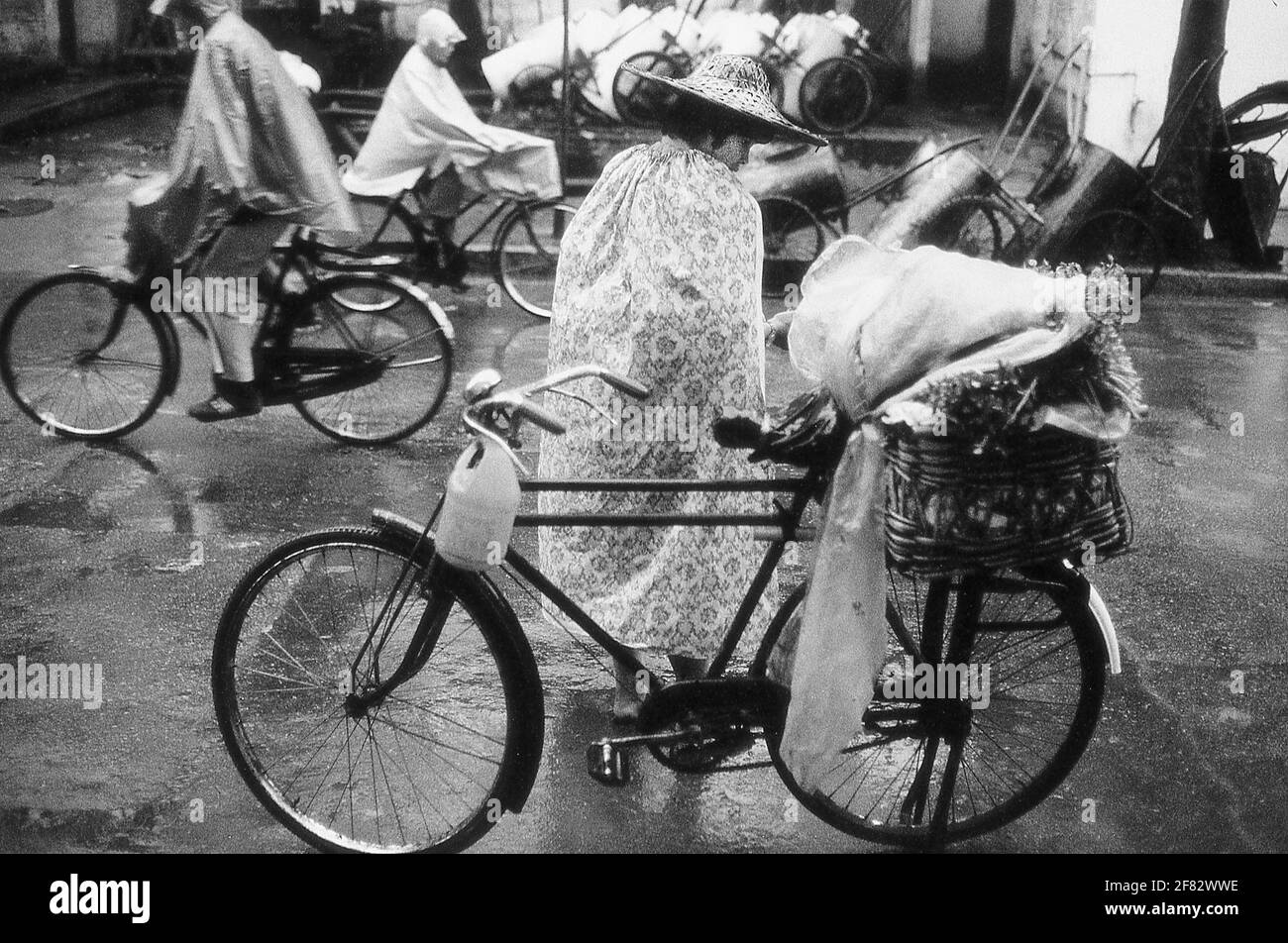 Street scenes of Guangzhou China 1985 Stock Photo
