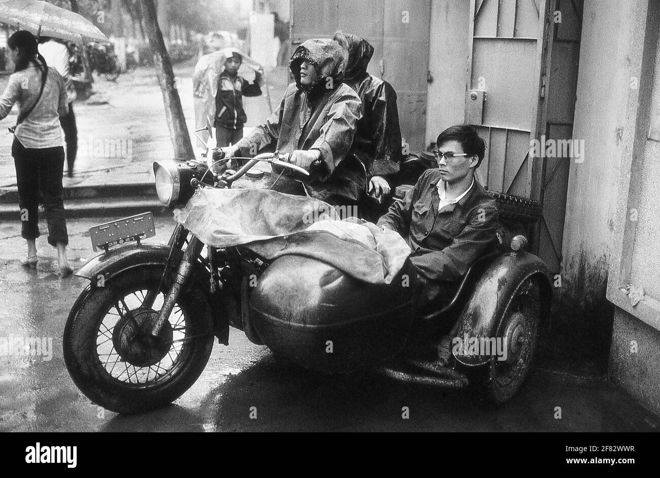 Street scenes of Guangzhou China 1985 Stock Photo