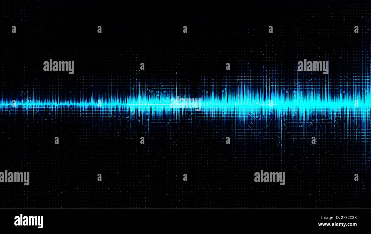 Digital Sound Wave Low and Hight richter scale with Circle Vibration on  Light Blue Background,technology and earthquake wave diagram concept,design  f Stock Vector Image & Art - Alamy