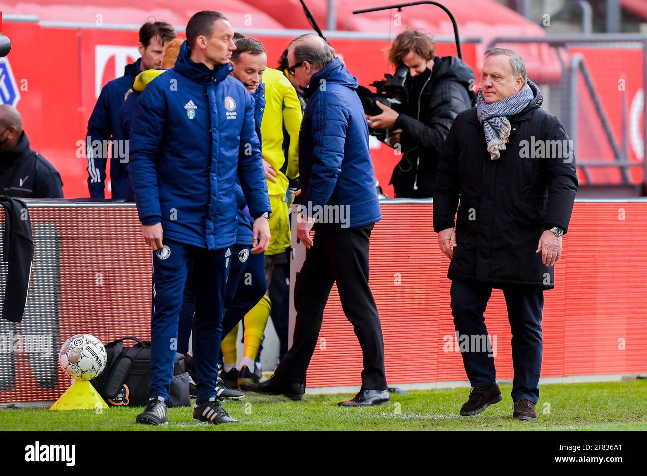 Utrecht Netherlands April 11 Injury Goalkeeper Justin Bijlow Of Feyenoord Rotterdam During The Eredivisie Match Between Fc Utrecht And Feyenoord A Stock Photo Alamy