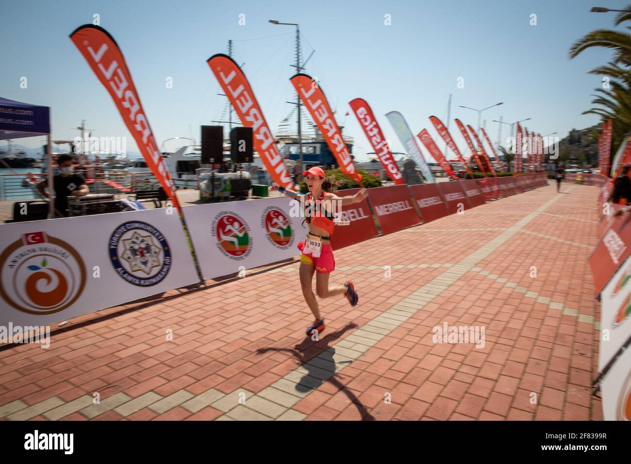 Views of the athletes who finished the Alanya Ultra Trail race at the