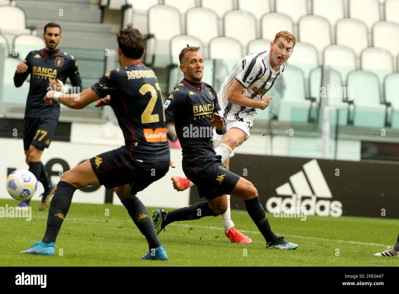 Turin Italy 11th Apr 2021 Dejan Kulusevski Juventus FC Shots On turin-italy-11th-apr-2021-dejan-kulusevski-juventus-fc-shots-on