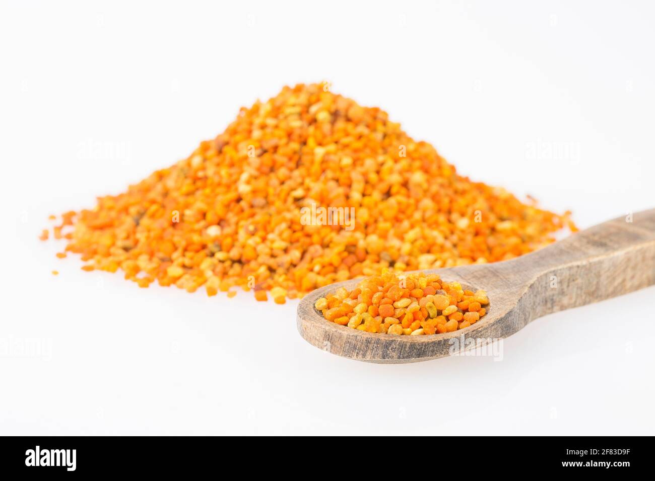 Bee pollen grains - Natural sweetener Stock Photo - Alamy
