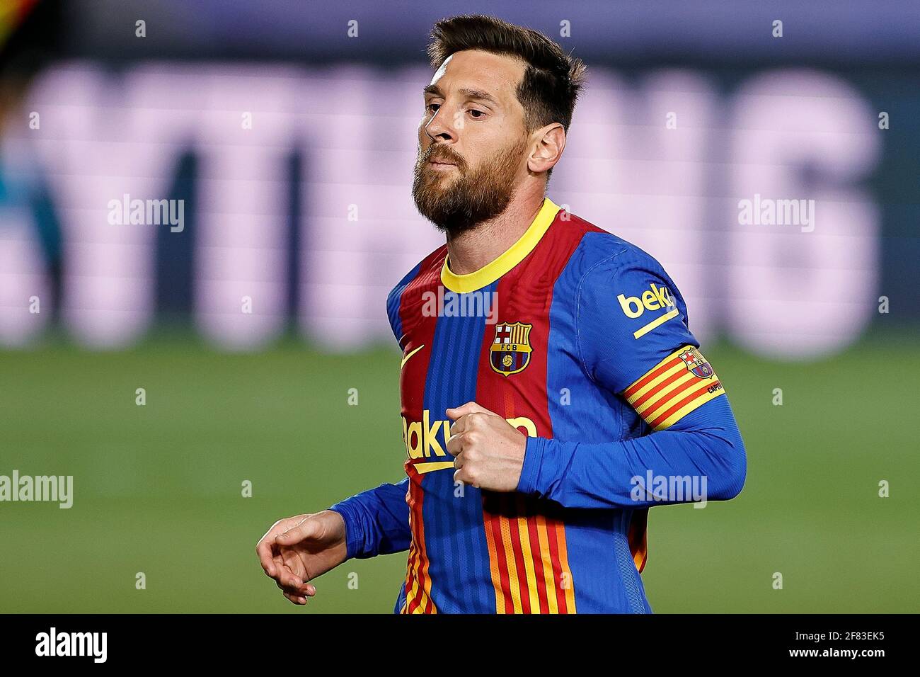 Lionel Messi of FC Barcelona during the La Liga match between Real