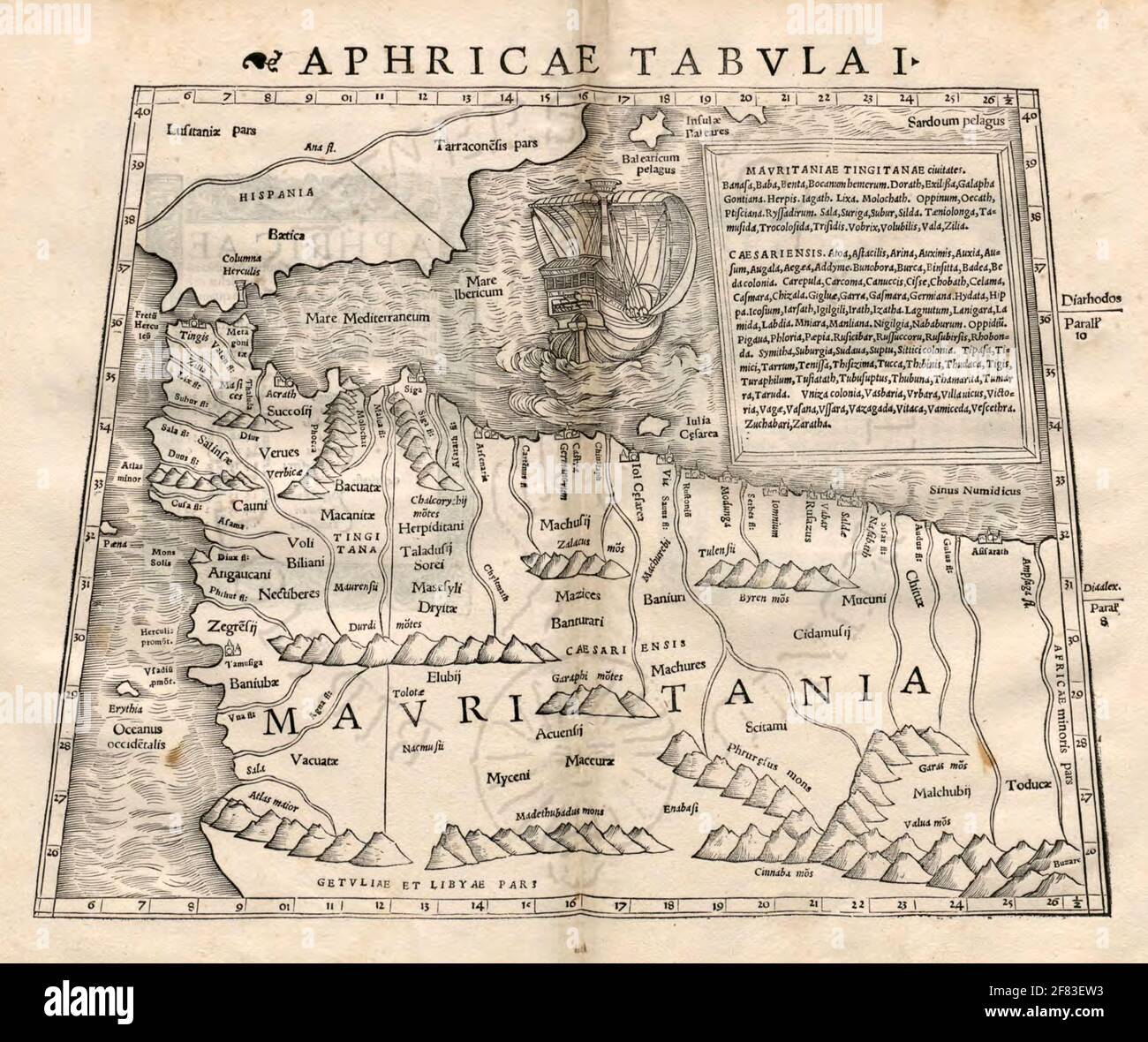 16th century africa map hi-res stock photography and images - Alamy