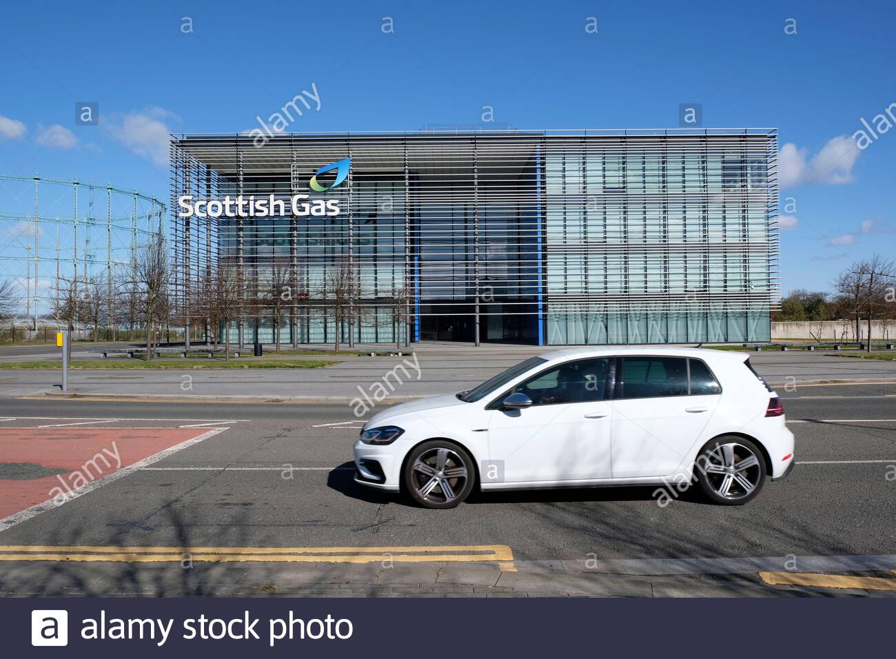 Scottish Gas headquarters, Granton Edinburgh, Scotland Stock Photo