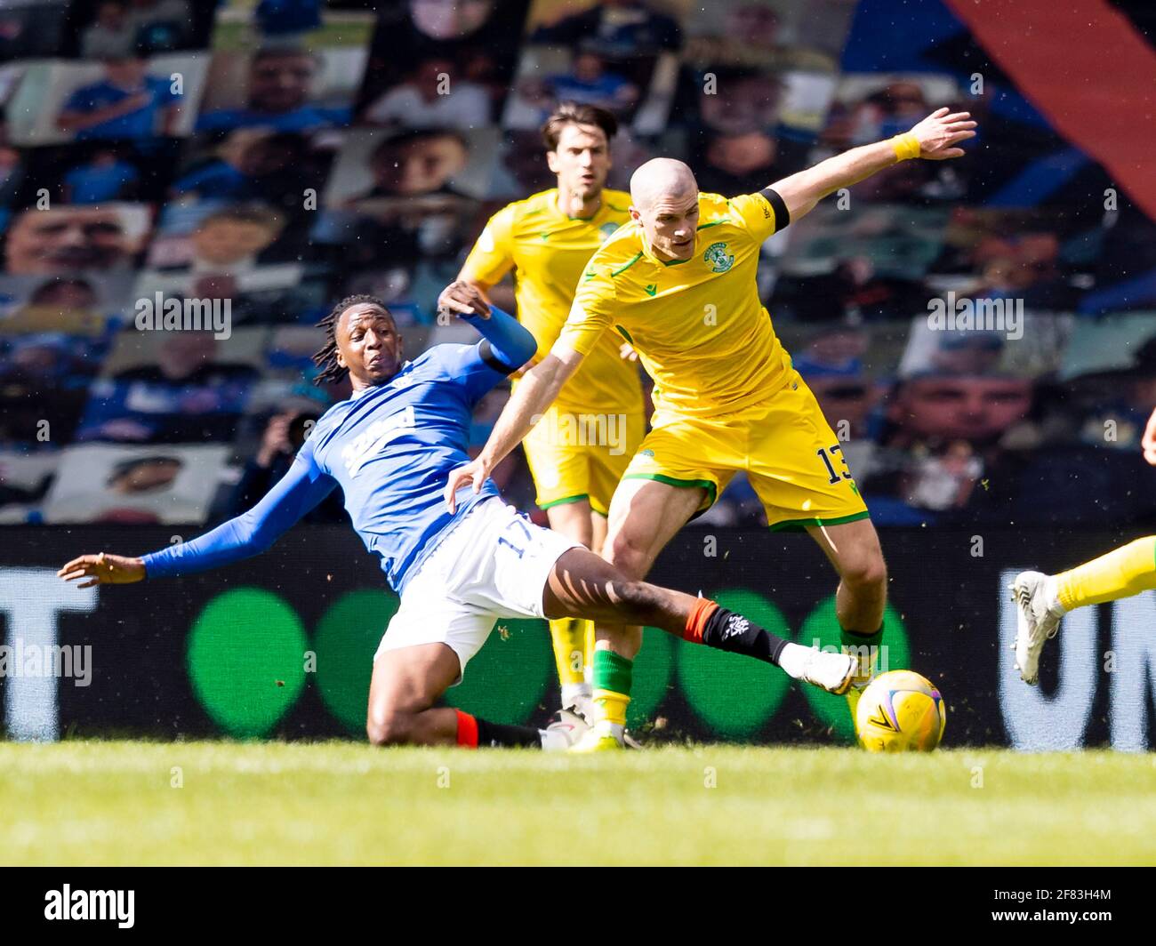 Ibrox Stadium, Glasgow, UK. 11th Apr, 2021. Scottish Premiership