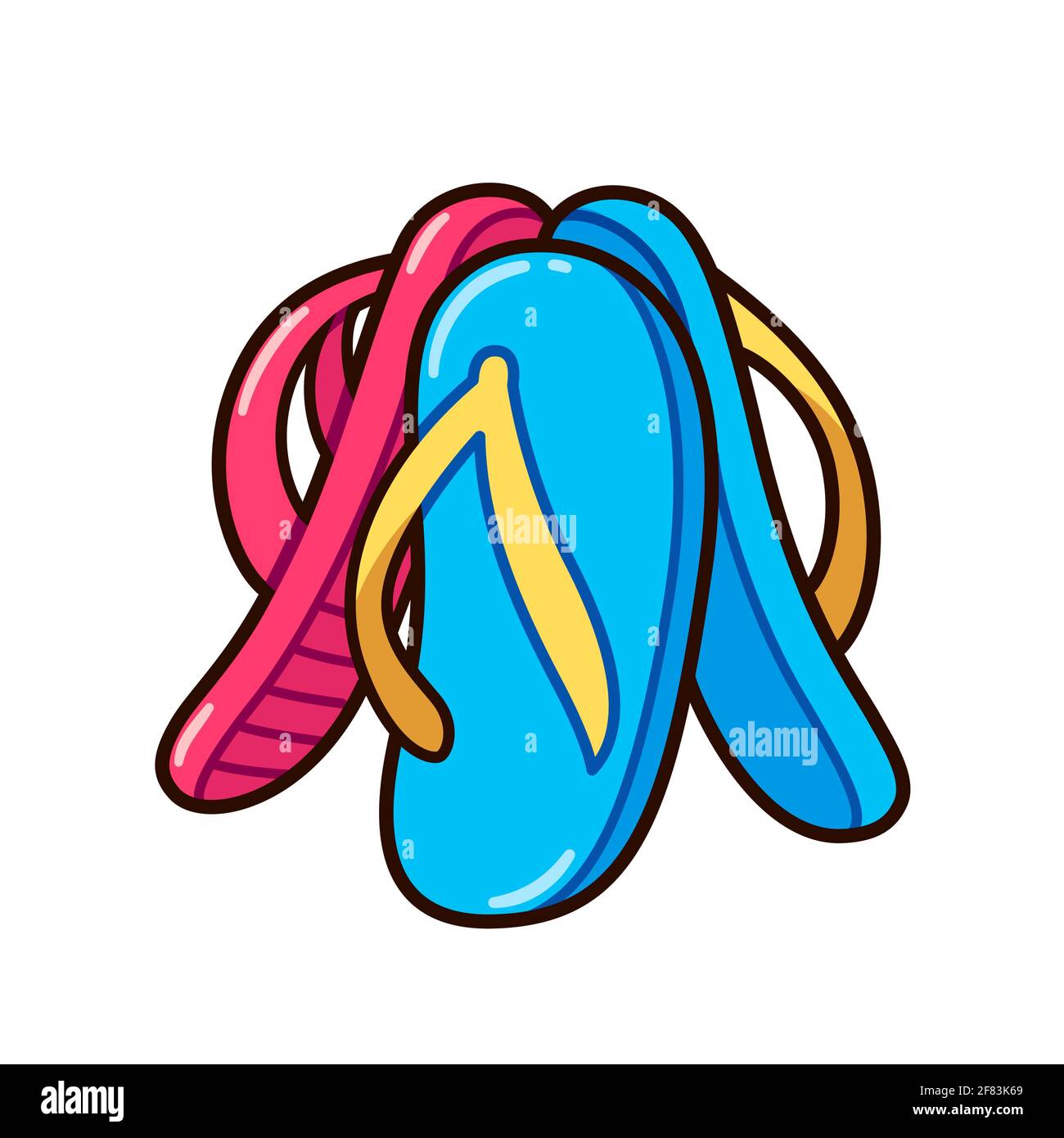 Baling selipar, traditional Malaysian game played with flip flops. Cartoon  drawing of slipper pyramid. Vector clip art illustration Stock Vector Image  & Art - Alamy