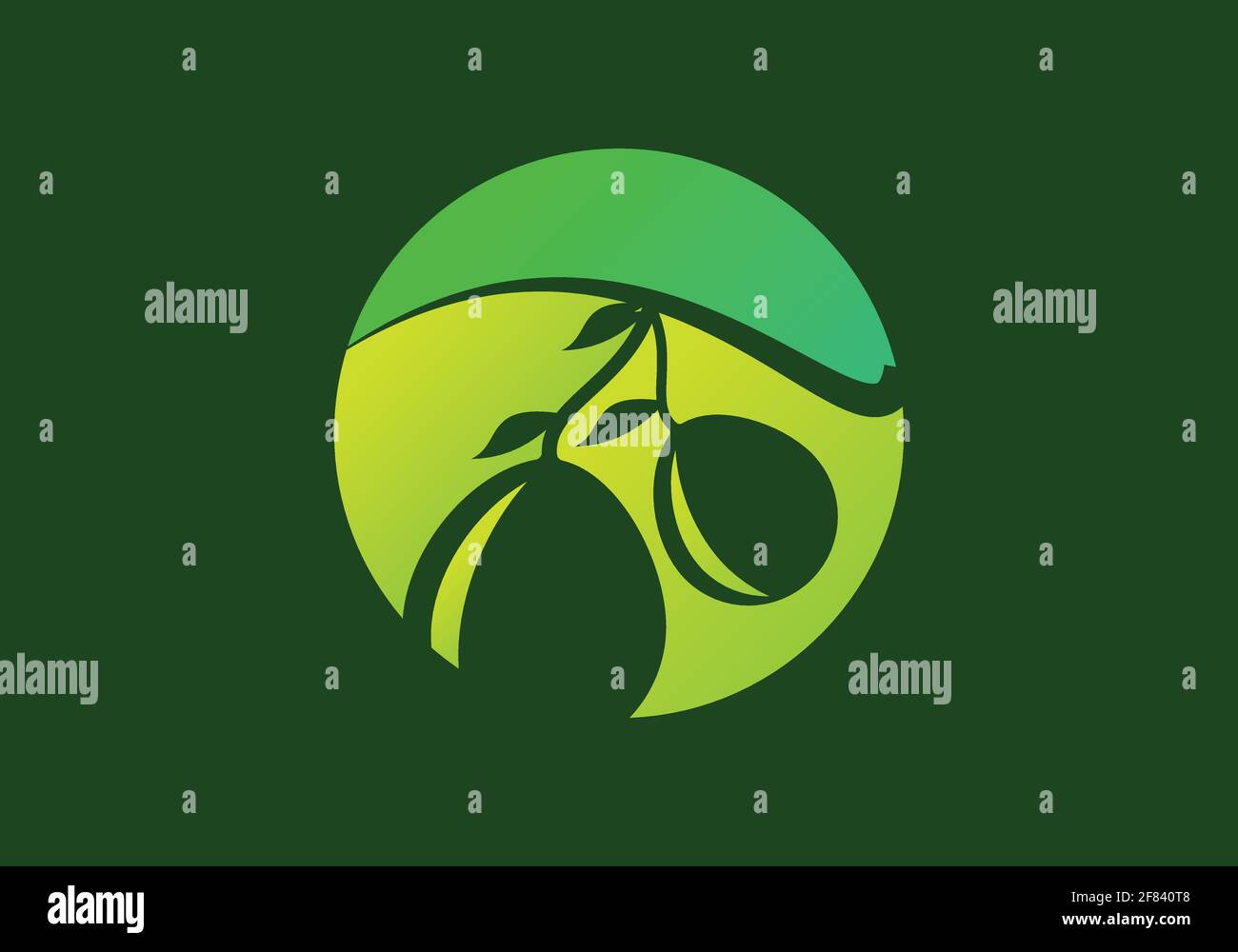olive oil logo or icon design vector template Stock Vector