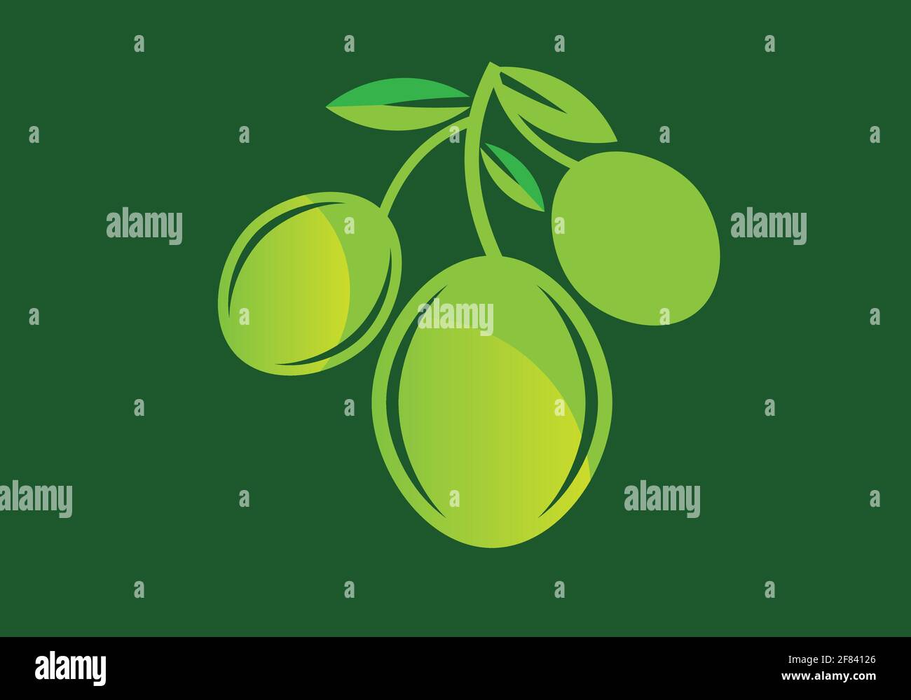 olive oil logo or icon design vector template Stock Vector