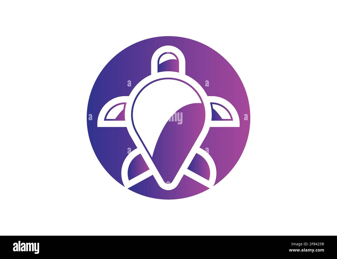 Turtle Logo design Vector Illustration template Stock Vector
