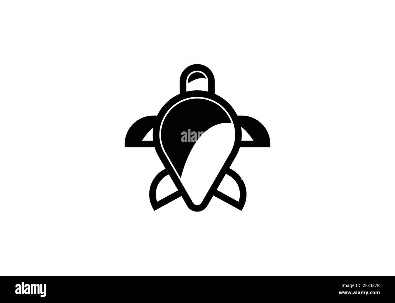 Turtle Logo design Vector Illustration template Stock Vector