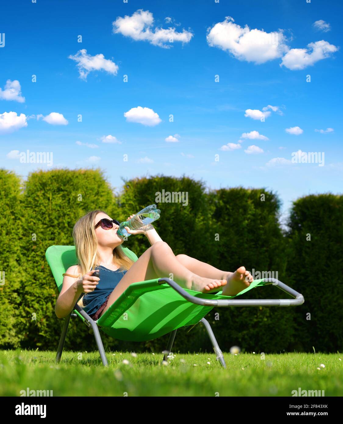 Relaxing nature on chair hi-res stock photography and images - Alamy