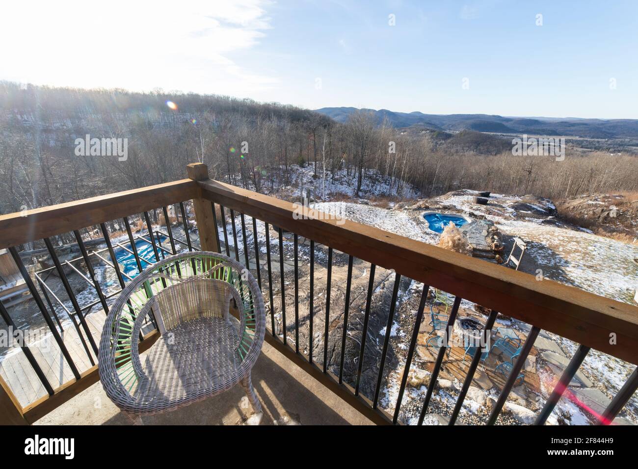 Two chairs on balcony hi-res stock photography and images - Alamy
