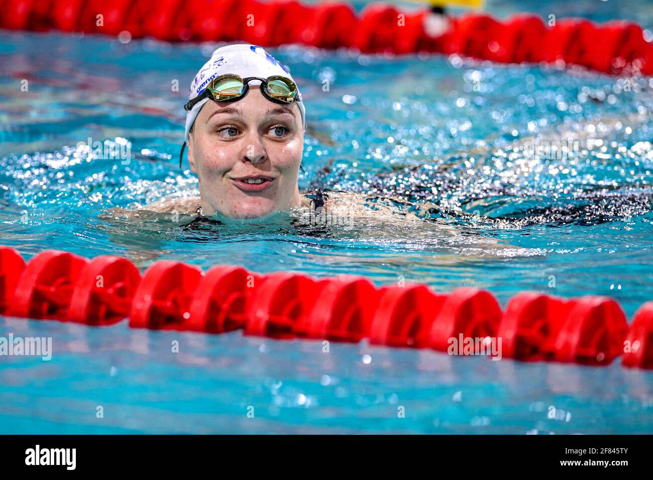Eindhoven Netherlands April 11 Sharon Van Rouwendaal Of The Netherlands Competing In The Women 200m Freestyle Finals During The Eindhoven Qualific Stock Photo Alamy