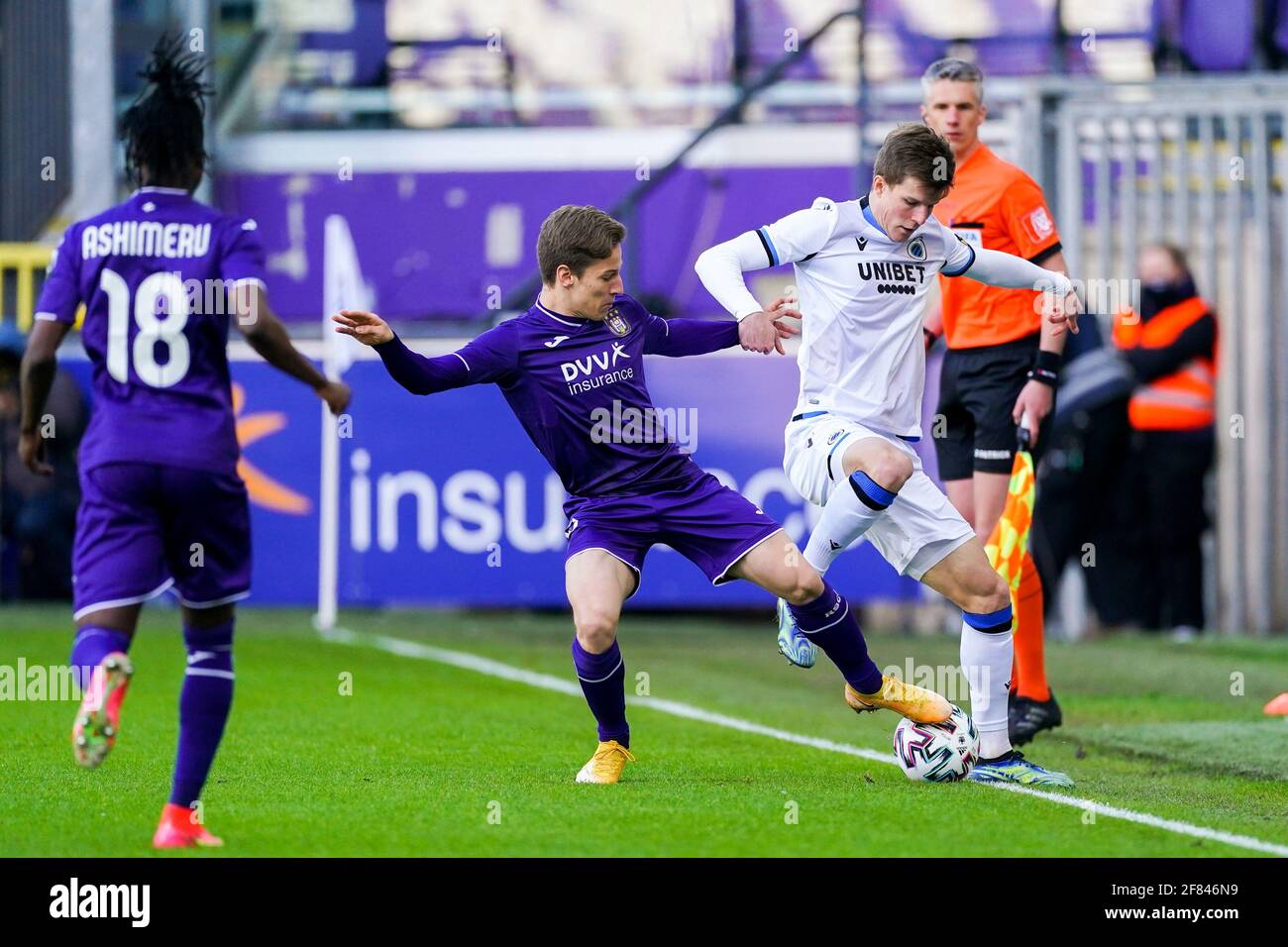 RSC Anderlecht - Club Brugge (0-1), Jupiler Pro League 2022, Bélgica