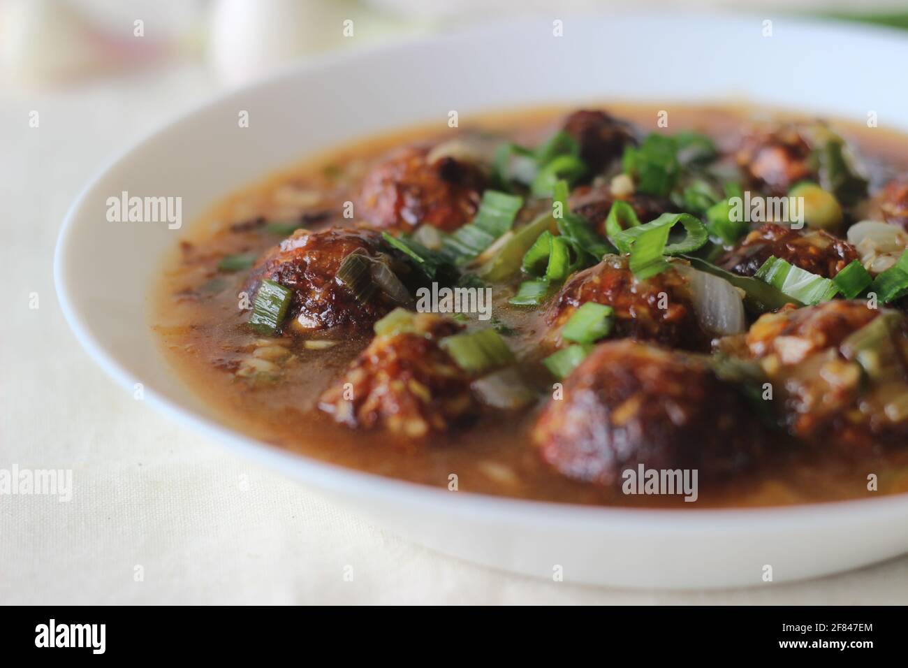 Vegetable manchurian chinese dish hires stock photography and images