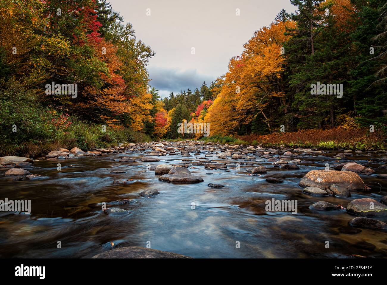 Fall Season in New Hampshire Stock Photo - Alamy