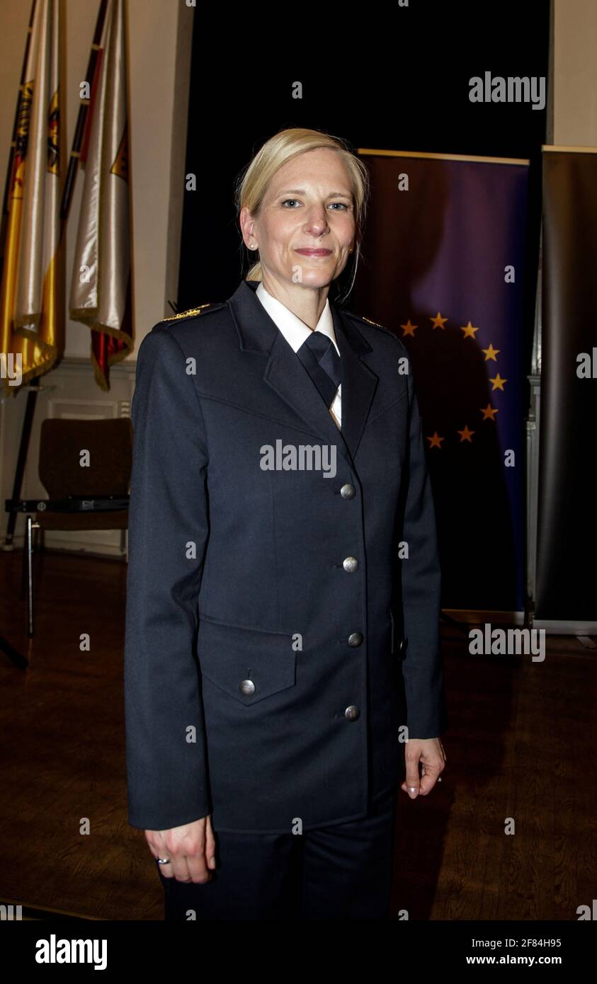 Sonja Penzel ist mit sofortiger Wirkung neue Präsidentin des Landeskriminalamtes (LKA) Sachsen. Die 48-Jährige tritt die Nachfolge Petric Kleines an. Stock Photo
